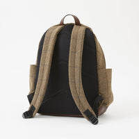 Clark Backpack in Brown Tweed by Baekgaard