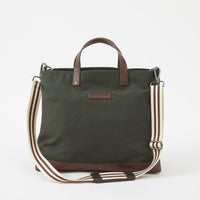 Oliver Canvas Metro Tote in Green by Baekgaard