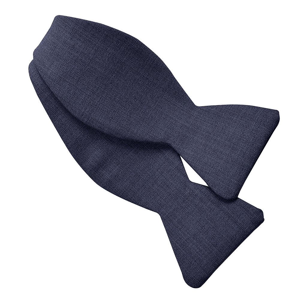 Italian Woven Twill Mélange Wool Bow Tie in 16 Colors (Choice of Styles) by Dion Neckwear