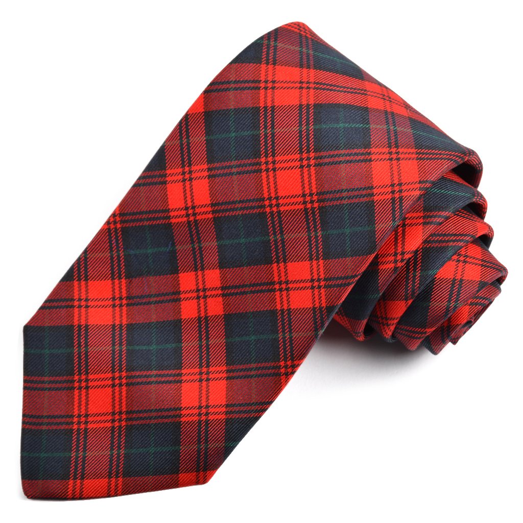 Maclachlan Tartan Woven Silk Jacquard Tie by Dion Neckwear