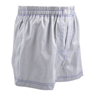 Natte Cotton Jacquard Boxer Shorts in Silver Grey by Dion