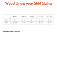 Crew Neck Undershirt in Black by Wood Underwear