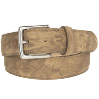 Colombia Washed Calfskin Leather Belt in Briar by T.B. Phelps