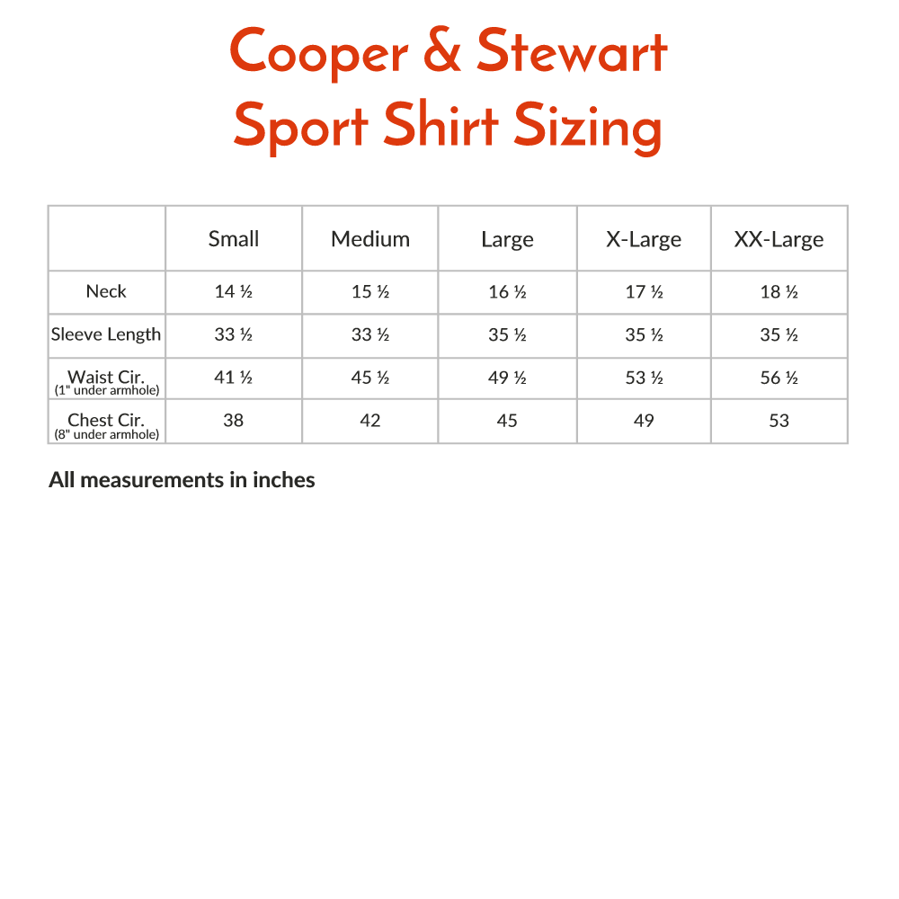Solid Wrinkle-Free Cotton Twill Shirt in Red by Cooper & Stewart