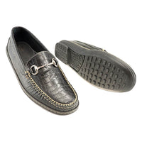 Alligator Embossed Leather Horse Bit Driver in Black by T.B. Phelps