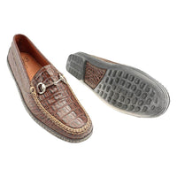 Alligator Embossed Leather Horse Bit Driver in Briar by T.B. Phelps