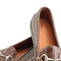 Alligator Embossed Leather Horse Bit Driver in Briar by T.B. Phelps
