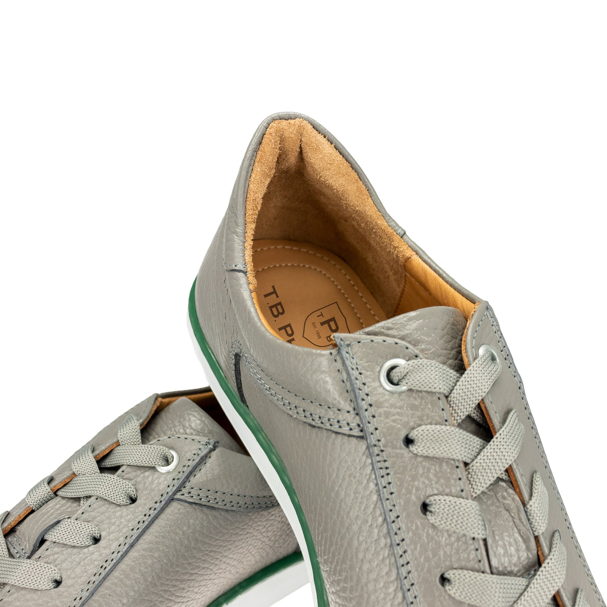 Fairway Casual Golf Sneaker in Grey by T.B. Phelps