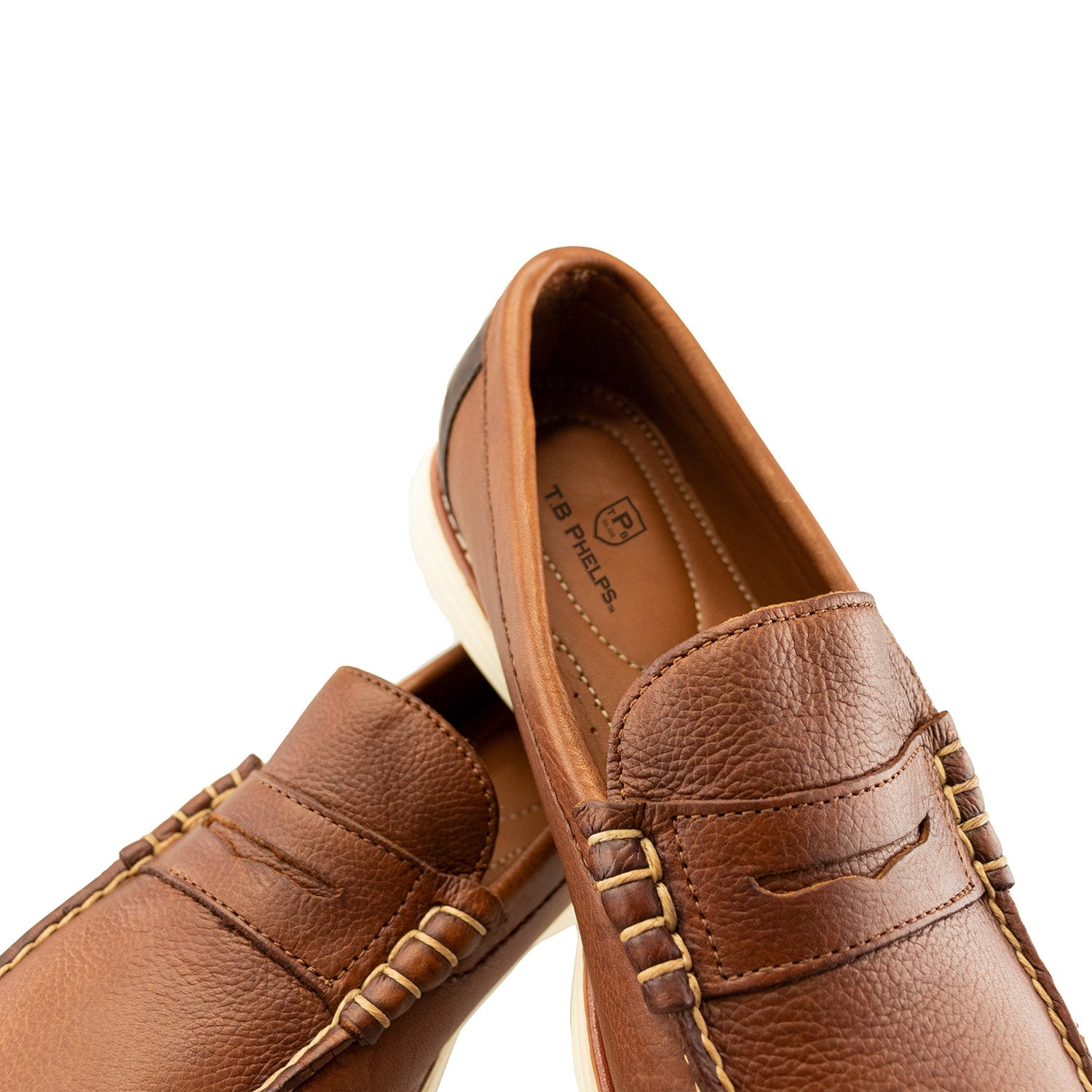 Freeport Sport Penny Loafer in Gridiron Brown by T.B. Phelps