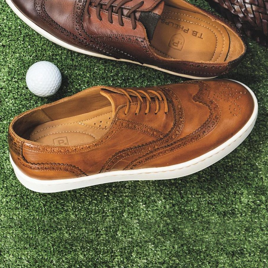 Tan Wing-tip shoes size 9 1/2 Wingtip Brogue Oxford- Tan | Italian Dress Shoes | Lethato main image 3