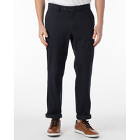 Perma Color Pima Twill Khaki Pants in Navy, Size 35 (Atwater Modern Fit) by Ballin