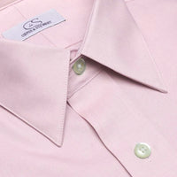 The Classic Pink - Wrinkle-Free Pinpoint Cotton Dress Shirt by Cooper & Stewart