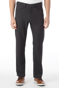 Comfort-EZE 5-Pocket Commuter Bi-Stretch Gabardine Pant in Charcoal (Connor Modern Fit) by Ballin