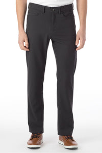 Comfort-EZE 5-Pocket Commuter Bi-Stretch Gabardine Pant in Charcoal (Connor Modern Fit) by Ballin