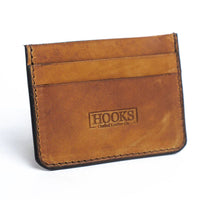 Natural Dublin Horween Leather Slim Wallet by Hooks Crafted Leather Co