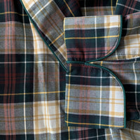 Gentleman's Cotton and Wool Blend Robe in Weathered Campbell Tartan (Size Large) by Viyella