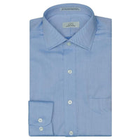 The Worthington - Wrinkle-Free Royal Oxford Cotton Dress Shirt in Blue by Cooper & Stewart