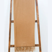 100% Cashmere Essential Throw (Choice of Colors) by Alashan Cashmere