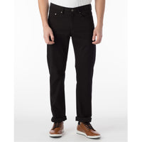 Perma Color Pima Twill 5-Pocket Pants in Black (Crescent Modern Fit) by Ballin