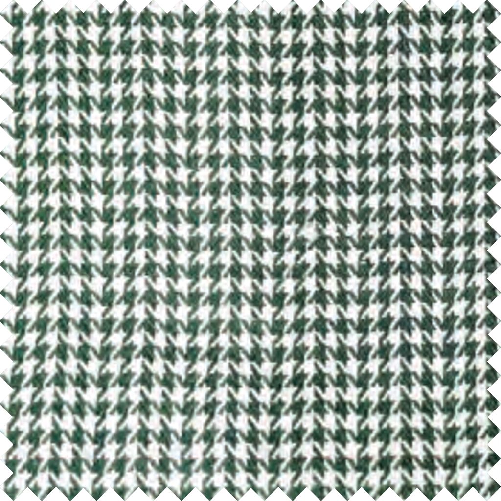 'Earl' Green Houndstooth Long Sleeve Beyond Non-Iron® Cotton Sport Shirt by Batton