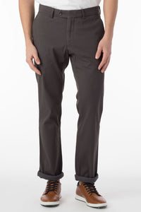 Perma Color Pima Twill Khaki Pants in Pavement, Size 34 (Atwater Modern Fit) by Ballin