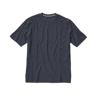 Melange Crew Neck Peruvian Cotton Tee Shirt in Gray Mélange by Left Coast Tee