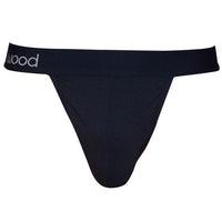 Thong in Black by Wood Underwear