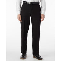 Comfort-EZE Commuter Bi-Stretch Gabardine Trouser in Black, Size 46 (Dunhill Traditional Fit) by Ballin