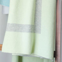 100% Cashmere Homestead Knit Throw (Choice of Colors) by Alashan Cashmere