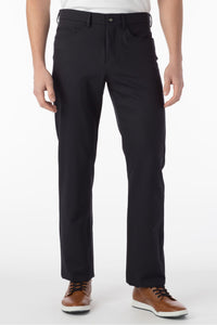 Comfort-EZE 5-Pocket Commuter Bi-Stretch Gabardine Pant in Navy, Size 35 (Connor Modern Fit) by Ballin