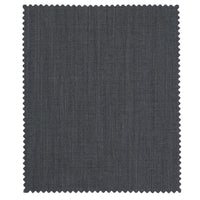 Super 120s Wool Travel Twill Comfort-EZE Trouser in Medium Grey (Flat Front Models) by Ballin