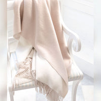 100% Cashmere Double Face Essential Throw (Choice of Colors) by Alashan Cashmere