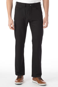 Comfort-EZE 5-Pocket Commuter Bi-Stretch Gabardine Pant in Black, Size 36 (Connor Modern Fit) by Ballin