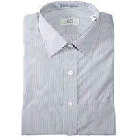 The Dover - Wrinkle-Free Graph Check Cotton Dress Shirt in Black (Size 15 1/2 - 32/33) by Cooper & Stewart