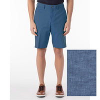 Chambray Linen Shorts in Blue Mix by Ballin