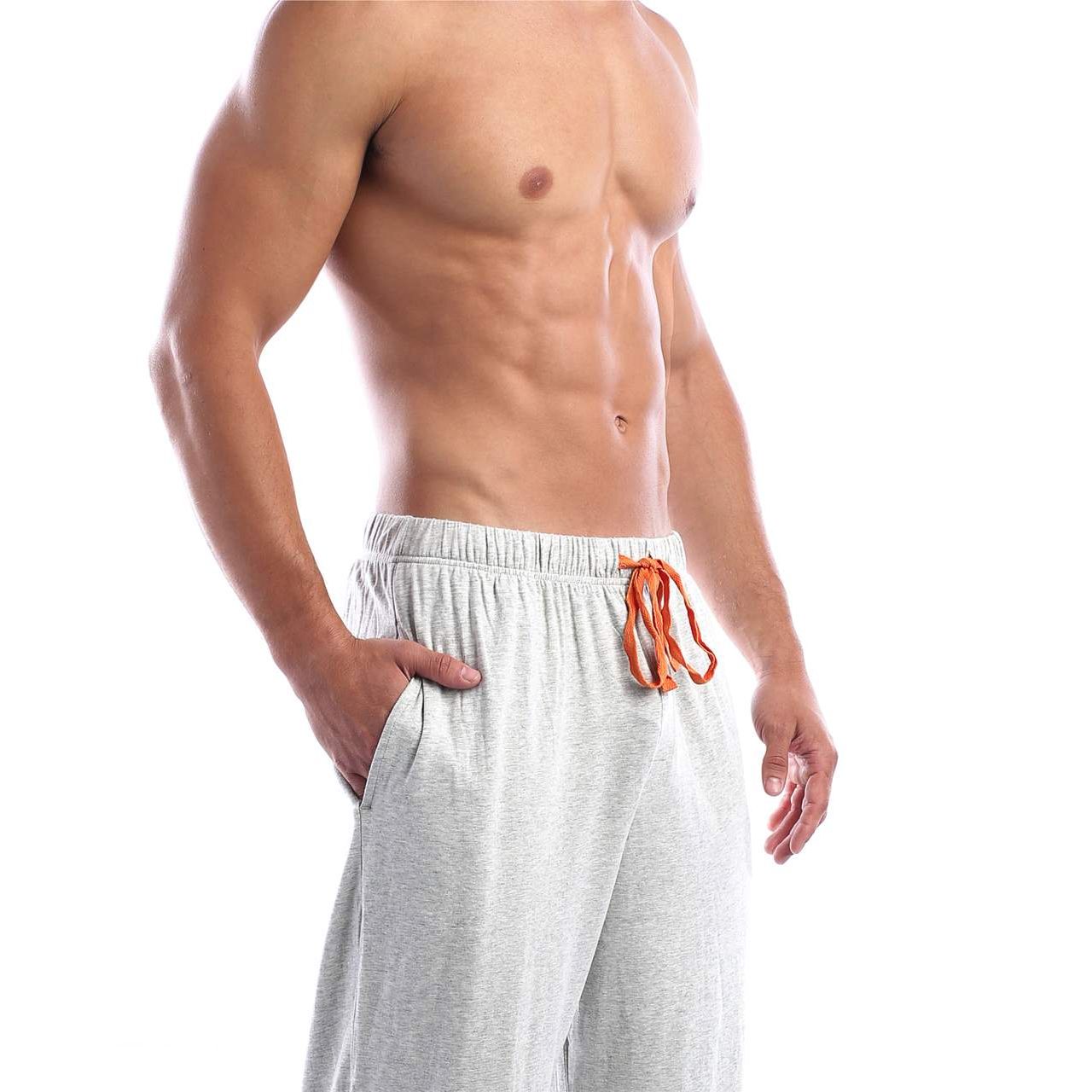 Heathered modal and organic cotton lounge boxer shorts