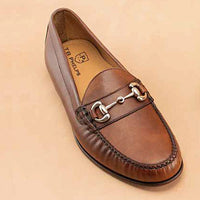 Ventura Sheepskin Bit Loafer in Pecan by T.B. Phelps