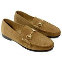 Snaffle Suede Bit Loafer in Buck by Alan Payne Footwear