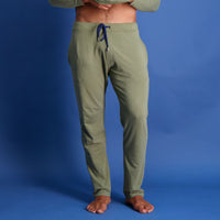 Tailored Lounge Pant in Olive by Wood Underwear