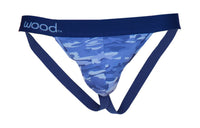 Jock Strap in Blue Camo by Wood Underwear