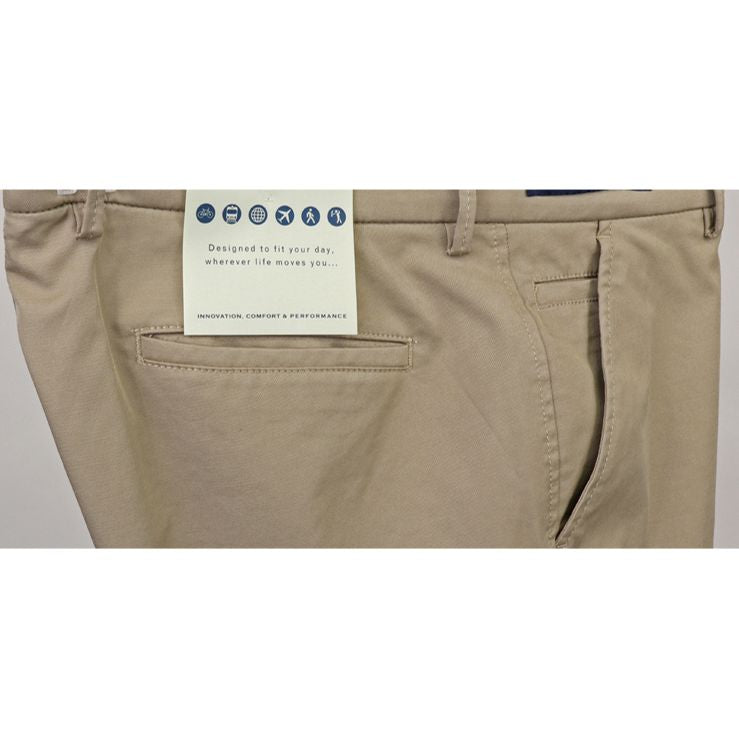 Techno-Cotton Gabardine Performance Shorts in Khaki by Ballin