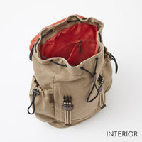 Sloan Backpack in Midnight Navy Canvas by Baekgaard