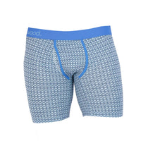 Biker Brief in Steel Blue Rings by Wood Underwear