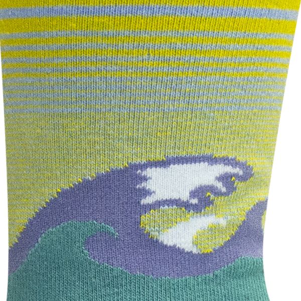 'Atlantic Beach' Cotton Socks in Della Blue by Brown Dog Hosiery