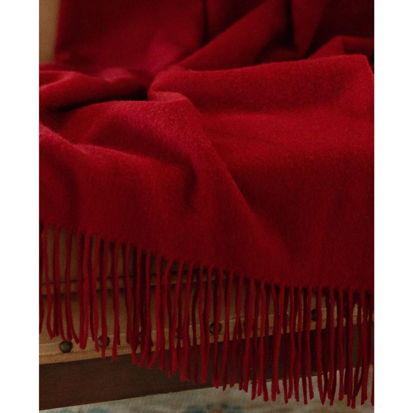 100% Cashmere Essential Throw (Choice of Colors) by Alashan Cashmere