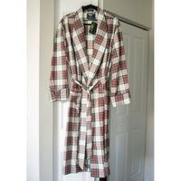 Gentleman's Cotton and Wool Blend Robe in Dress Stewart Tartan by Viyella