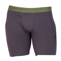 Biker Brief w/ Fly in Iron by Wood Underwear