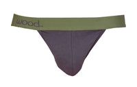 Thong in Iron by Wood Underwear