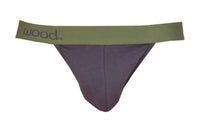 Thong in Iron by Wood Underwear