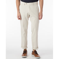 Perma Color Pima Twill Khaki Pants in Bone (Flat Front Models) by Ballin